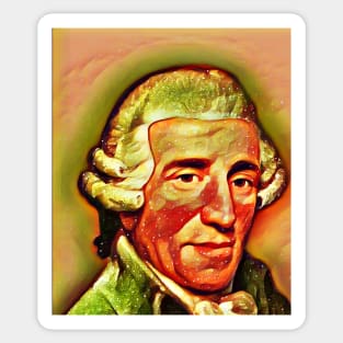 Joseph Haydn Snow Portrait | Joseph Haydn Artwork 15 Sticker